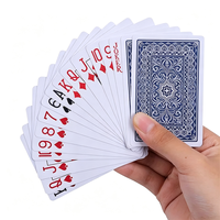Cartes à Jouer Personnalisées Qualité Casino Impression Professionnelle Papier Noir 310gsm Jeu de Luxe avec Cartes de Poker Personnalisées Logo de Marque