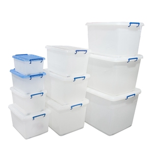 Hotel Use 13L to 220L Household PP Plastic <strong>Storage</strong> <strong>Box</strong> With Wheels <strong>for</strong> <strong>Clothes</strong> and Toys Plastic <strong>Storage</strong> Container - Product Image 1