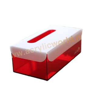 กล่องทิชชู่กล่องอะคริลิคสีขาวสวย - Product Image 1