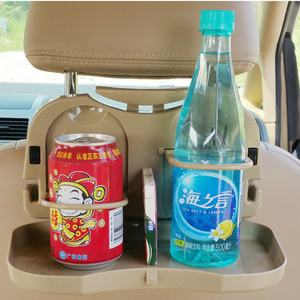 Organisateur de <span class=keywords><strong>voiture</strong></span> multifonctionnel Offre Spéciale plateau de rangement pliable pour siège arrière <span class=keywords><strong>avec</strong></span> porte-gobelet pour tasses, tablettes, aliments et boissons - Product Image 5