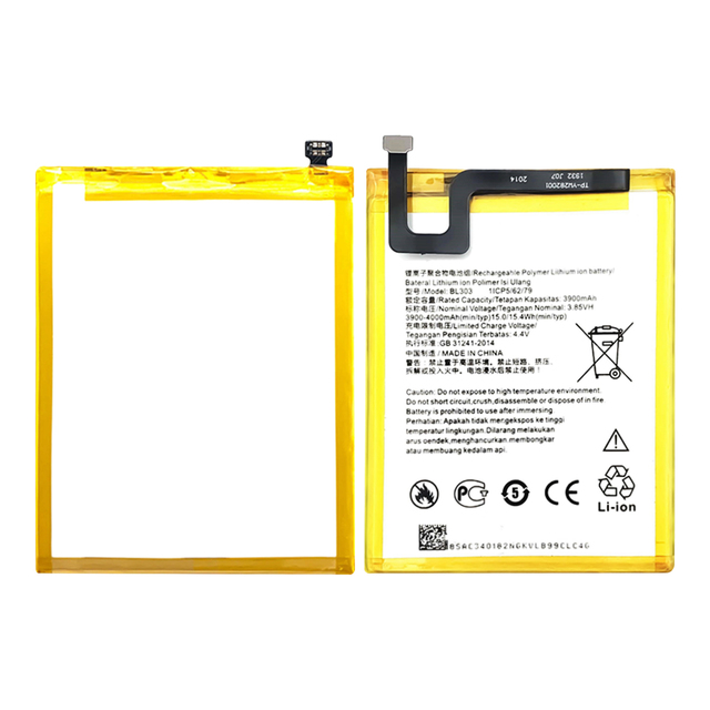 Mobile Phone Battery for Lenovo Vibe P1 K5 X3 Z6 Pro Z5s K9 K10 Note S5 Pro A5 A6 A7 Note Legion Phone Duel 2Pro Digital Battery