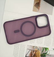 Coque de téléphone en TPU acrylique givré avec anneau de protection d'objectif, translucide mate, compatible avec la charge sans fil, pour Samsung S25/S26 Ultra