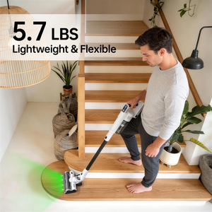Aspirateur Cyclonique Portatif F26JCT à Auto-Nettoyage, Vidange Automatique, Batterie 3.8L, 50min d'Autonomie, Brosse Anti-Emmêlement, Idéal pour Animaux Domestiques, En Stock - Product Image 5