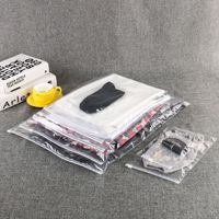 Bolsas Transparentes con Cierre de LDPE/PE LIANYOU LY-ZPC01, Personalizadas con Holograma, Reciclables, con Válvula, Impresión por Serigrafía, Impresión por Grabado