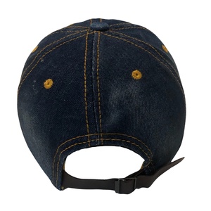 Casquette de baseball sportive 5 panneaux personnalisée pour femme, style bling, avec fleur et strass, ajustable, en denim, tissu courant - Product Image 6