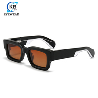 Nouvelles lunettes de soleil polarisées UV400 haut de gamme à monture carrée, style européen et américain, personnalisées, pour hommes et femmes, avec verres épais