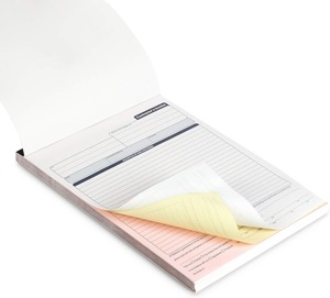 Papier écologique de haute qualité 80g peut être personnalisé en taille couleur copie autocopiante multiple pour facture de vente - Product Image 3