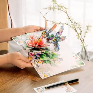 การ์ดป๊อปอัพ 3 มิติ สำหรับวันครบรอบ สำหรับเขา เธอ ภรรยา สามี แม่ พ่อ - Product Image 3