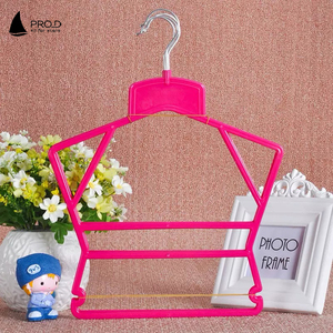 Cintres d'affichage en plastique pour enfants <span class=keywords><strong>Pro</strong></span> D avec crochets en fer pour centres commerciaux Vêtements pour enfants monobloc - Product Image 2