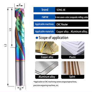 Molino <span class=keywords><strong>de</strong></span> extremo <span class=keywords><strong>de</strong></span> compresión hacia arriba y hacia abajo en espiral <span class=keywords><strong>de</strong></span> dos flautas <span class=keywords><strong>de</strong></span> 6mm para <span class=keywords><strong>cortador</strong></span> <span class=keywords><strong>de</strong></span> carburo <span class=keywords><strong>de</strong></span> plástico, fresa compuesta 2f - Product Image 3