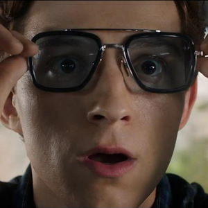Iron Spider Man Style <b>Square</b> Polarized Photochromic Sunglasses For Men UV400 Protection <b>Gold</b> <b>Frame</b> Plastic And Metal - Product Image 1