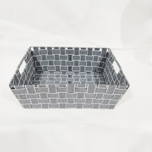 Bền Nylon Dây Đeo Dệt Giỏ Bin Container Hình Chữ Nhật <span class=keywords><strong>Stackable</strong></span> Nhựa Lưu Trữ Tổ Chức Hộp - Product Image 1