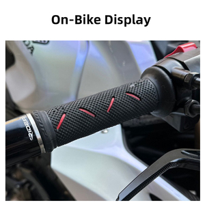 Poignées de guidon de moto universelles de 7/8 pouces, poignées d'accélérateur en caoutchouc antidérapantes pour la modification des vélos électriques Niu Segway - Product Image 3