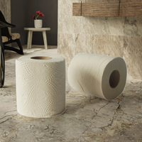 Fabrication chinoise de papier toilette en rouleaux à partir de pâte de bambou/bois brute