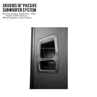 Meilleure vente contreplaqué Dj haute puissance SRX818S système de caisson de basses passif 18 "SRX 818 haut-parleurs de basse de 18 pouces utilisés pour un grand concert