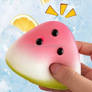 Summer Bestseller Watermelon <b>Squeeze</b> Toy Slow Rebound Soft Moist High Quality PU Multi Color Cute Stress Relief Sensory Toy - Product Image 5