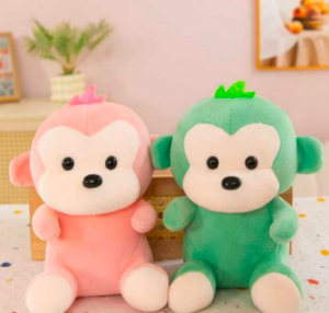 Peluche di scimmie morbide da 18 cm per bambini dai 2 ai 4 anni, giocattolo unisex - Product Image 3