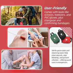 ชุดปฐมพยาบาล Baiyuheng สำหรับกิจกรรมกลางแจ้ง กล่องพลาสติก <span class=keywords><strong>Lifevac</strong></span> ชุดปฐมพยาบาลสำหรับการบาดเจ็บ ชุดปฐมพยาบาลกลางแจ้ง - Product Image 5