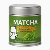 Nouvelle Poudre de Thé Vert Matcha de Qualité Cérémoniale Premium pour Latte, Smoothie, Pâtisserie, OEM