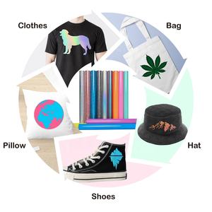 Vinil HTV Easyweed em Várias Cores, Bulk PU, Adesivos <span class=keywords><strong>Transfer</strong></span>íveis Reflexivos para Roupas - Product Image 6