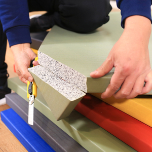 Tapis de judo en coton compressé haute densité de 4 cm <span class=keywords><strong>d</strong></span>'épaisseur, antidérapant, pour entraînement, compétition, Tkd, karaté, MMA, boxe, grappling samouraï - Product Image 2
