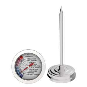 2-Inch arama paslanmaz çelik fırın barbekü Probe et termometresi kanatlı pişirme fonksiyonu ev sıcaklık aletleri için güvenli - Product Image 1
