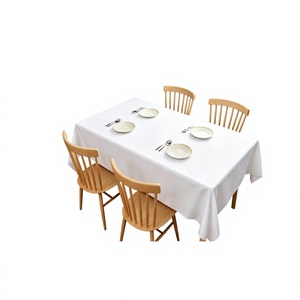 Mantel Desechable Moderno de Tela No Tejida, 1.4x20m, Totalmente Blanco, 18 Unidades, para Cubrir Mesas de Comedor - Product Image 2