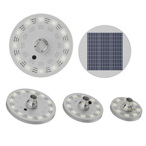 160W/200W/240W高輝度LEDアルミニウムUFOソーラーガーデンライトIP65防水レーダーセンサー屋外ソーラーパネルバッテリー - Product Image 4