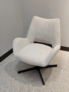 Tabourets <span class=keywords><strong>de</strong></span> <span class=keywords><strong>bar</strong></span> modernes en tissu blanc riz avec dossier, pivotants et réglables en hauteur, chaises <span class=keywords><strong>de</strong></span> <span class=keywords><strong>bar</strong></span> <span class=keywords><strong>de</strong></span> luxe pour cuisine et salle à manger (vente en gros) - Product Image 4