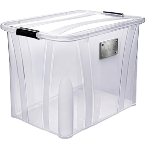 BPA-Free Modern PET Plastic Pantry Storage <b>Bins</b> Set of 7 Stackable Refrigerator Organizer <b>with</b> <b>Lids</b> Food Freshness Preservation - Product Image 1