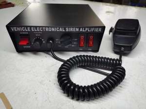 Kit de Sirena de 9 Tonos para Auto, Amplificador de Sirena de 100W/200W con Altavoz de Sistema PA, DC12v para Ambulancia, Auto y Camión - Product Image 3