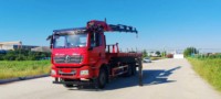 Fabricant SHACMAN 6x4 8T grue montée sur camion 12T PALFINGER SANY grue droite 14T brique bois téléphone pôle transport