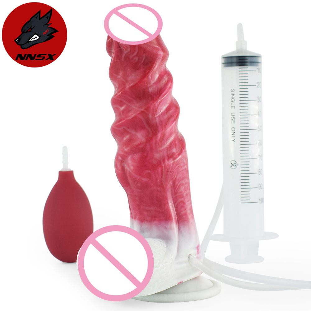Realistic Squirting Dildo - Ejaculating Vibrating Penis