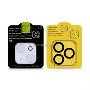 3D Tempered Glass Protector Camera Lens Protector for iPhone 15 Pro Max