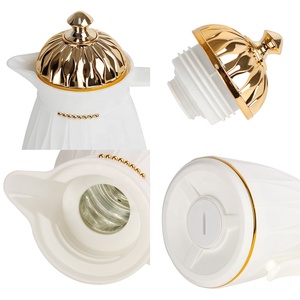 Wujo nhà sản xuất thủy tinh màu hồng Refill nhựa bên trong nhiệt cách điện Arabian Arabic trà chân không <span class=keywords><strong>Flask</strong></span> phích Jug cà phê nồi - Product Image 5