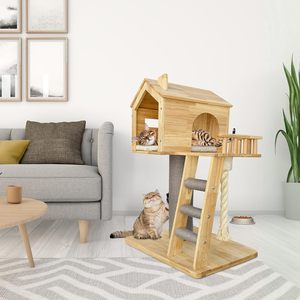 Modern <strong>cat</strong> <strong>Climbing</strong> <strong>Frame</strong> Durable and Stylish <strong>cat</strong> Apartment Suitable for <strong>cat</strong> Entertainment Rest and Play Easy Assembly Cleaning - Product Image 1