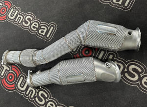 Los tubos de bajada de escape de S58 G80 M3, G82 M4 y S58 están hechos de acero inoxidable 304 TIG de alto rendimiento - Product Image 2