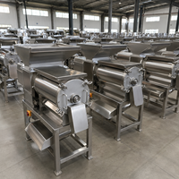 Industriële aardbeienpulpermachine voor het maken van gladde fruitpuree, verfijning en voedselproductie-apparatuur 380V/220V/110V