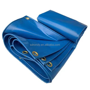 2024 precio barato plástico PVC PE lona rollo de lona medios de fabricación PVC lona stock lote tanque piscina - Product Image 1