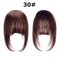 Frange incurvée Ari 3D 100% cheveux humains vierges Air bang avec clip à franges en extension wome frange witn temples postiches