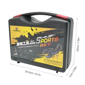 Herramientas combinadas para encordar raqueta de bádminton con abrazadera de inicio, gancho para encordar, alicates de punta doblada, abrazadera voladora, punzón recto - Product Image 2