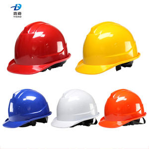 خوذة أمان صناعية متوفرة من البلاستيك ABS HDPE مع فتحات تهوية لحماية الرأس للعمال في مواقع البناء وورش العمل - Product Image 2