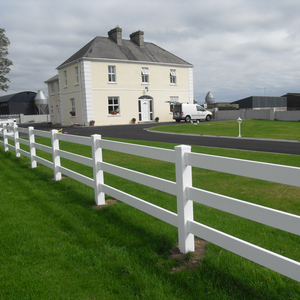 Clôtures en vinyle durable pour bétail, vente en gros, en vrac, clôture de 1,8 mètre pour sports et courses, anti-pourriture - Product Image 3