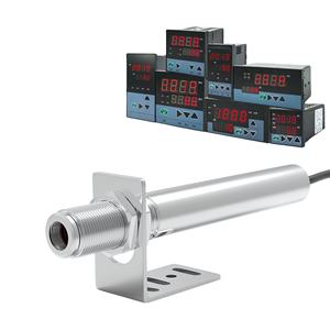 Sensor de temperatura infrarrojo industrial sin contacto, medidor de temperatura de 4-20ma, 500-1600 ℃, - Product Image 1