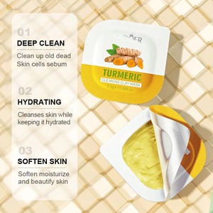 Mascarilla Facial de Arcilla Orgánica Personalizada con Tu Propio Logotipo, Té <span class=keywords><strong>Verde</strong></span>, Jengibre y Centella Asiática, Fácil de Llevar y Limpiar - Product Image 4