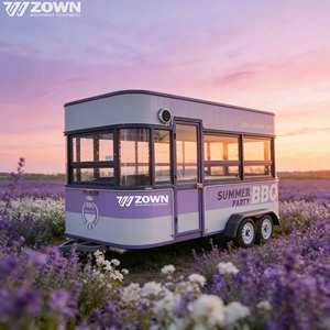 Premium Stainless Steel Mobile Food Truck Durable Towable Concession <b>Trailer</b> for Fast Food Business - Product Image 1