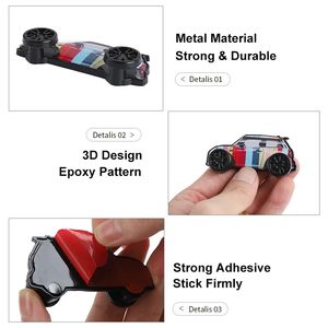 다기능 미니 자동차 모델 디자인 걸이 장식 액세서리 견인 후크 머리 받침 후크 자동차 홈 사무실 - Product Image 6