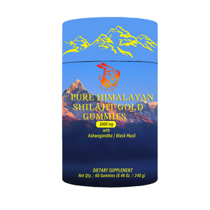 สารสกัดจากดอกธาเลย์ shilajit สีทอง3000มก. พร้อมสารสกัดจาก Mucuna pruriens สารสกัด anacyclus pyrethrum ลดความเหนื่อยล้า - Product Image 1