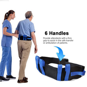 Ceinture d'aide à la marche pour patients avec 6 poignées, ceintures de transfert pour personnes âgées, patients âgés, aides à la position debout, ceintures de transfert d'aide au levage - Product Image 5