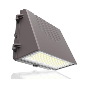 Full Cut Square Aluminum <b>LED</b> Wall Pack <b>Light</b> 60W Adjustable Power 2700K/4000K/5000K Optional Photocell <b>Sensor</b> Waterproof Garden - Product Image 1